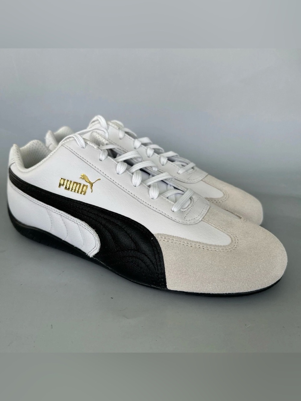 Puma Speedcat Shield BW White Sneakers Shoes 397116-01 Men's New Sz 11, 11.5, 12